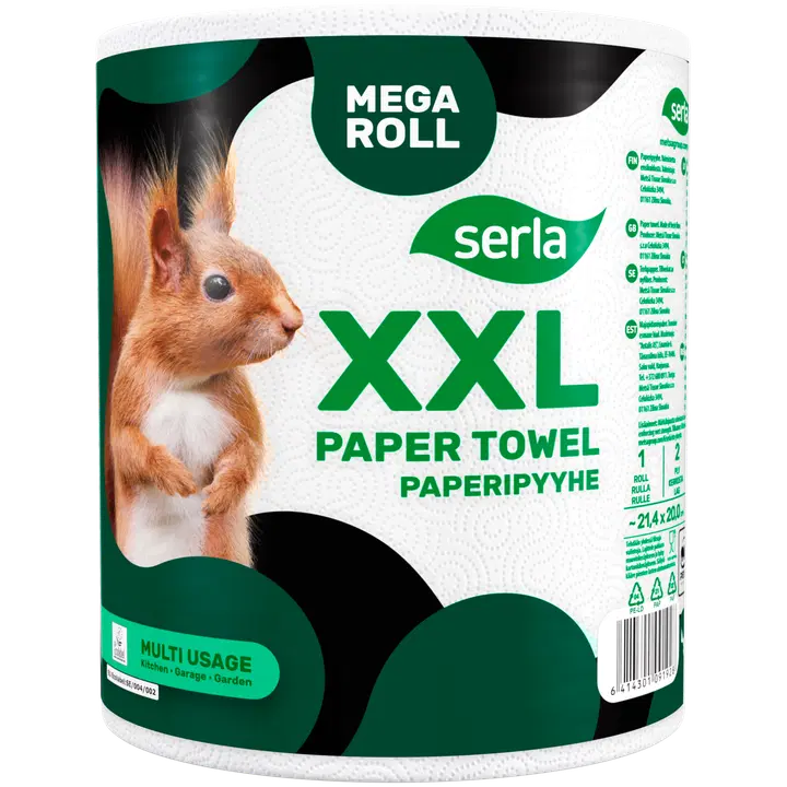 XXL majapidamispaber Serla 2-kihiline 1 rull