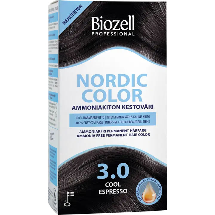 Biozell Nordic Color püsivärv külm espresso 3.0