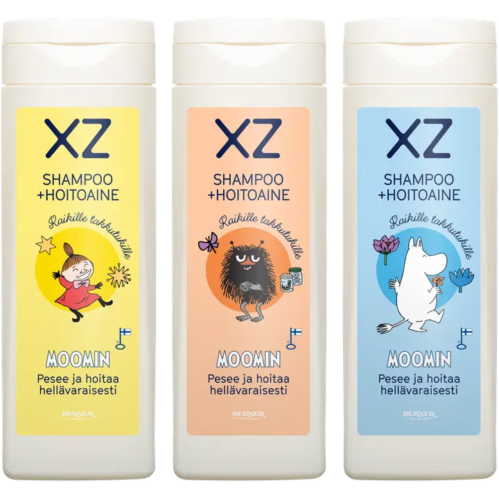 XZ laste šampoon+palsam Muumi 2in1 250ml