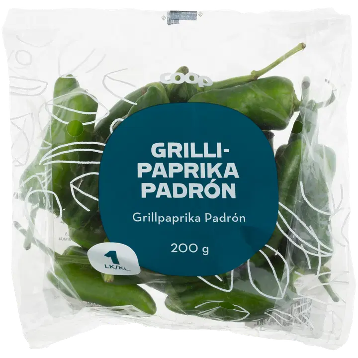 Coop Grillpaprika Padron 200g