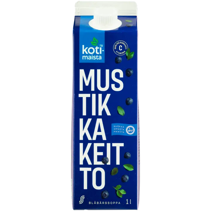 Kotimaista mustikakissell, 1l
