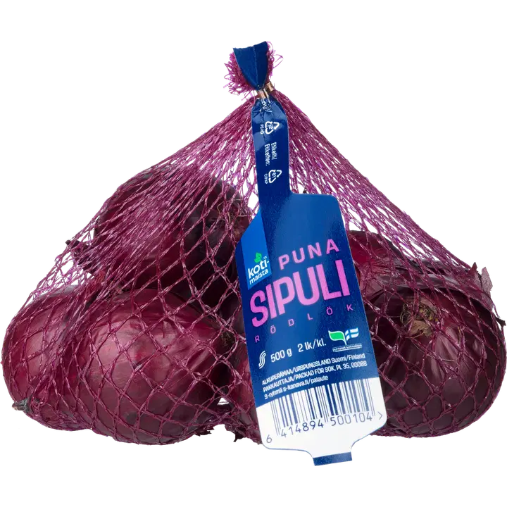 Kotimaista punane mugulsibul 500g