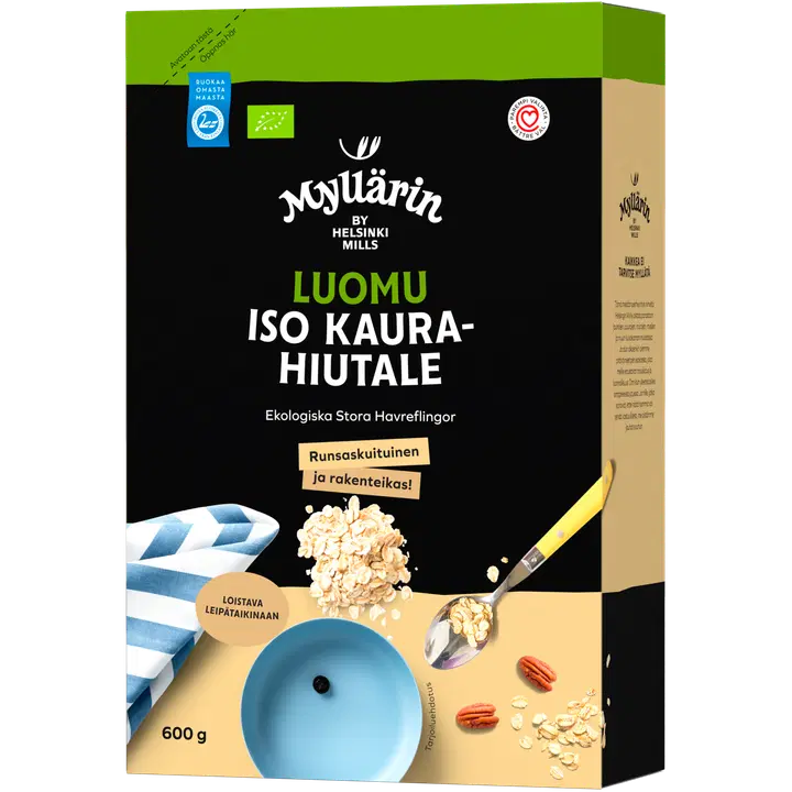 Myllärin ökoloogilised suured kaerahelbed 600 g
