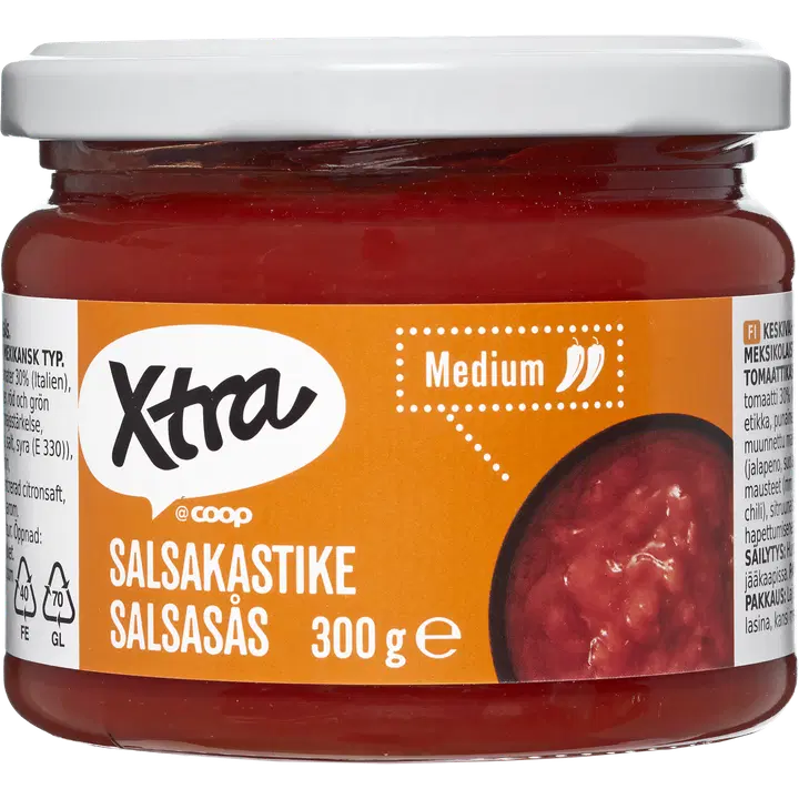 Xtra salsakaste medium 300 g