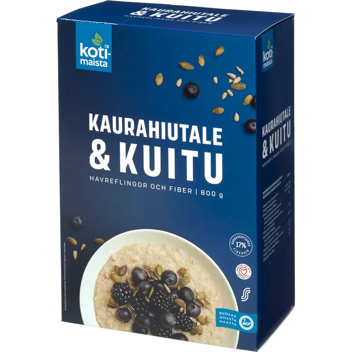 Kotimaista kiirkaelahelbed ja kliid, 800 g