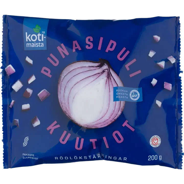 Kotimaista Punase Sibula Kuubikud 200 G