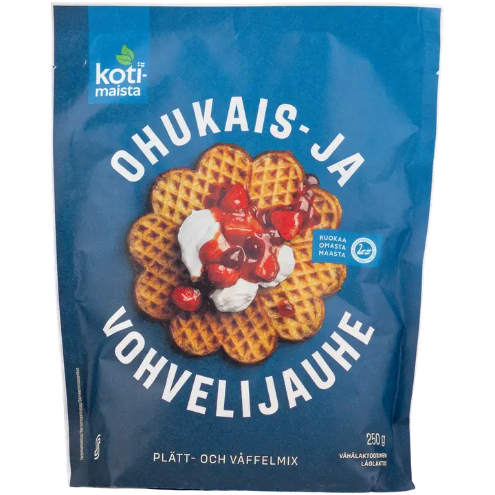Kotimaista pannkoogi- ja vahvlijahu 250 g