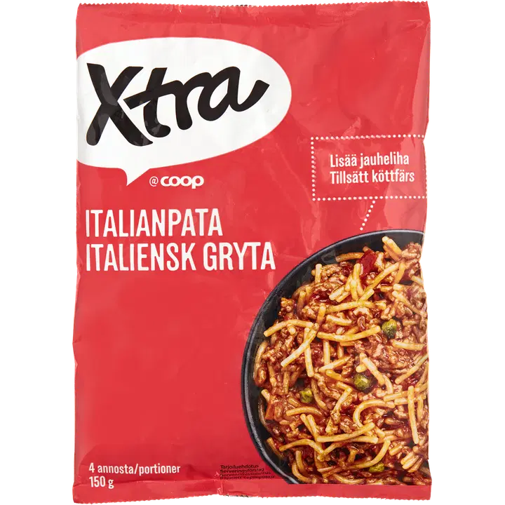 Xtra itaalia pajaroog 150 g