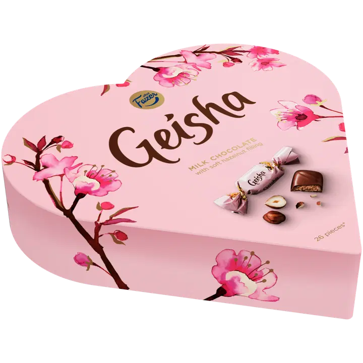Fazer Geisha südamekujuline kommikarp 190g