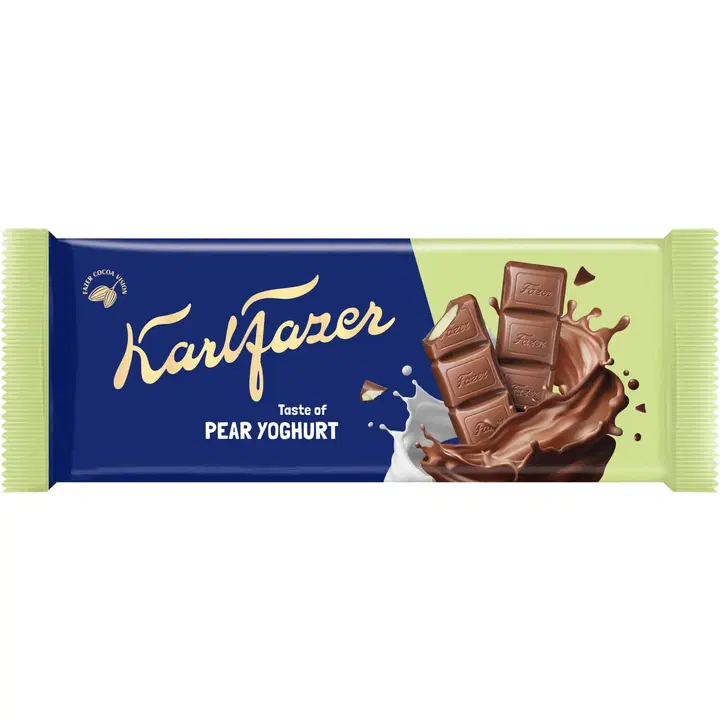 Fazer pirnijogurtitäidisega šokolaaditahvel 100g