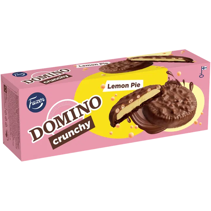 Fazer Domino crunchy choco lemon küpsised 150g