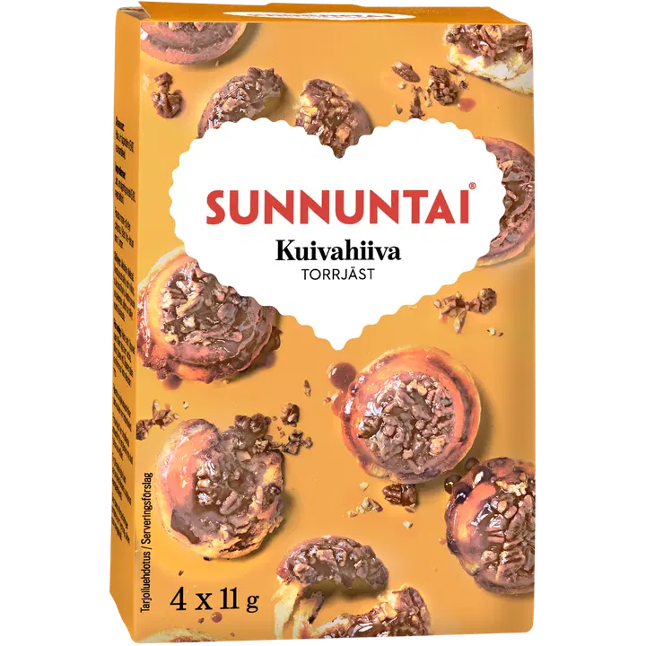 Raisio sunnuntai kuivpärm 4x11g