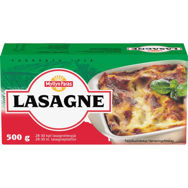 Myllyn Paras eelkeedetud lasanjeplaadid, 500 g