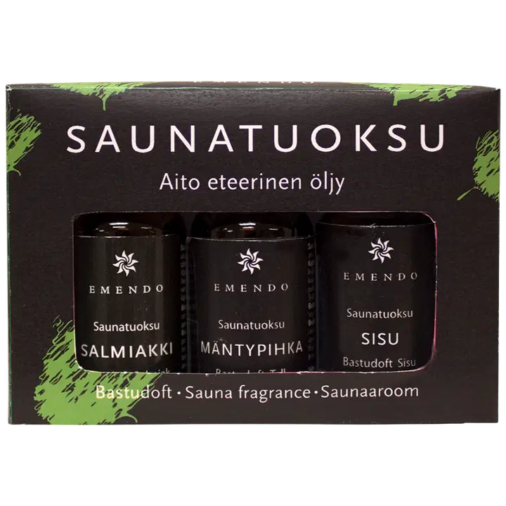 Sauna leiliaroomid 3 x 10 ml, must