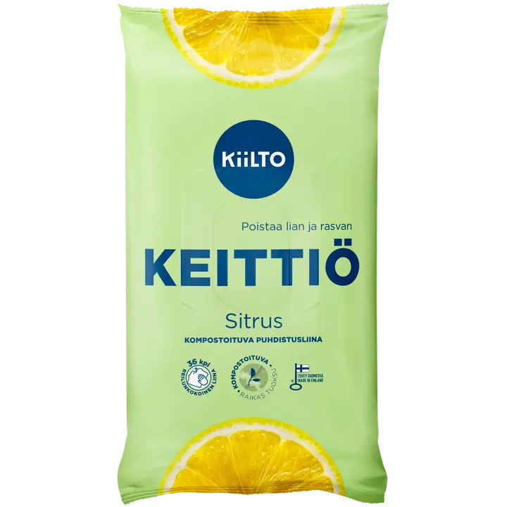 Kiilto köögipuhastuslapid tsitrus 36tk