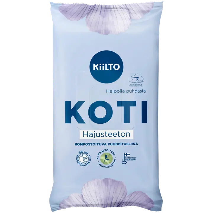 Kiilto puhastuslapid lõhnatud 36tk