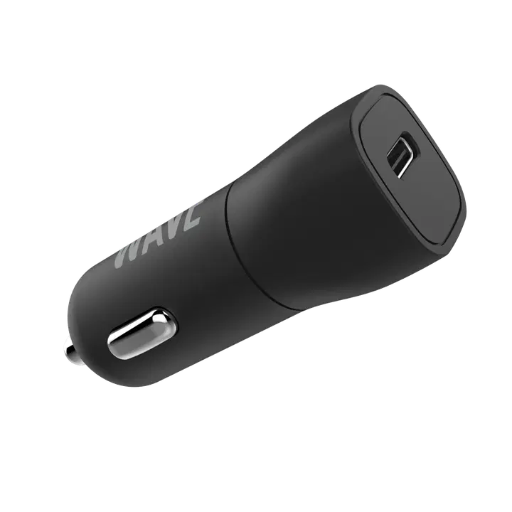 Autolaadija 1x USB Type-C 20W, must