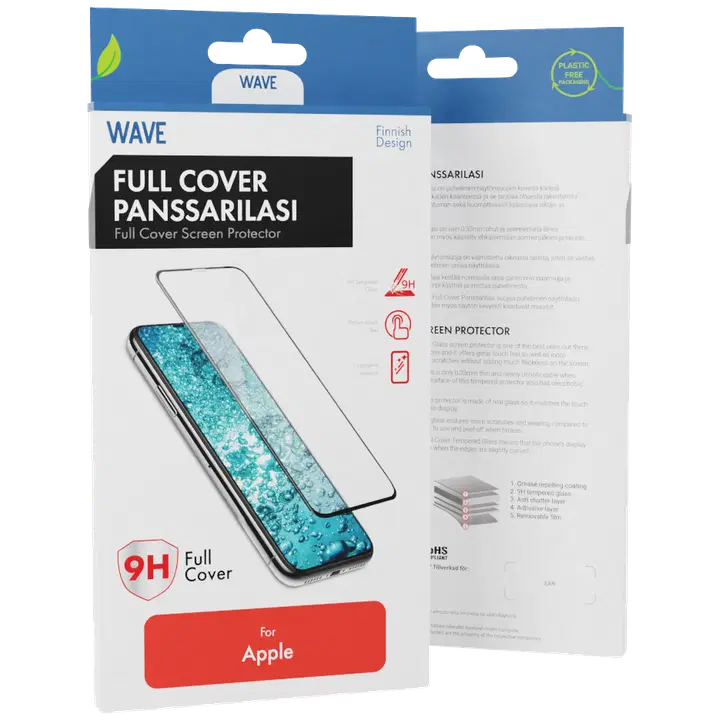 Kaitseklaas iPhone 15 must ääris