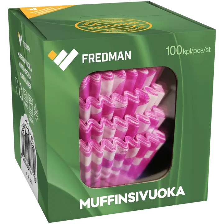 Fredman muffinivorm 100tk
