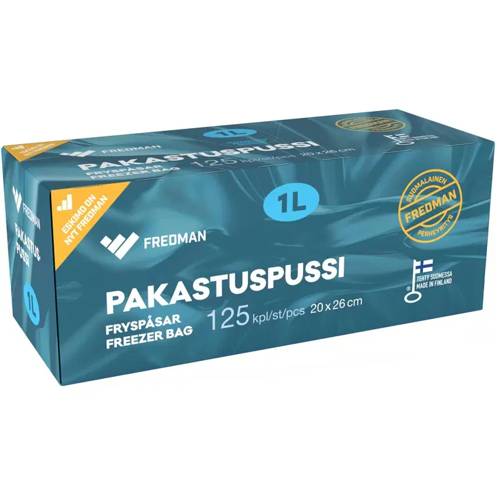 Fredman külmutuskotid 1L 125tk