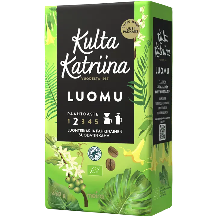Kulta Katriina filtrikohv 450 g Öko