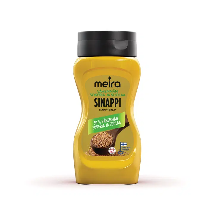 Meira sinep vähendatud suhkru- ja soolasisaldusega 250 g
