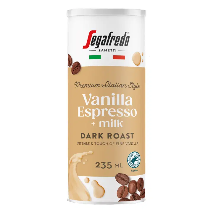 Segafredo Vanilla Espresso+milk kohvijook piimaga 235 ml