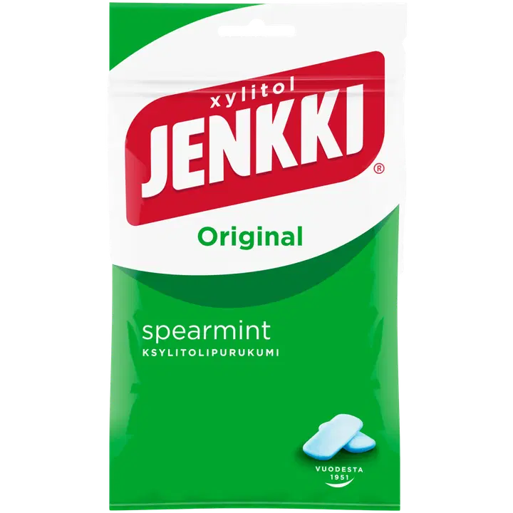 Jenkki Spearmint närimiskummid ksülitoliga 100g