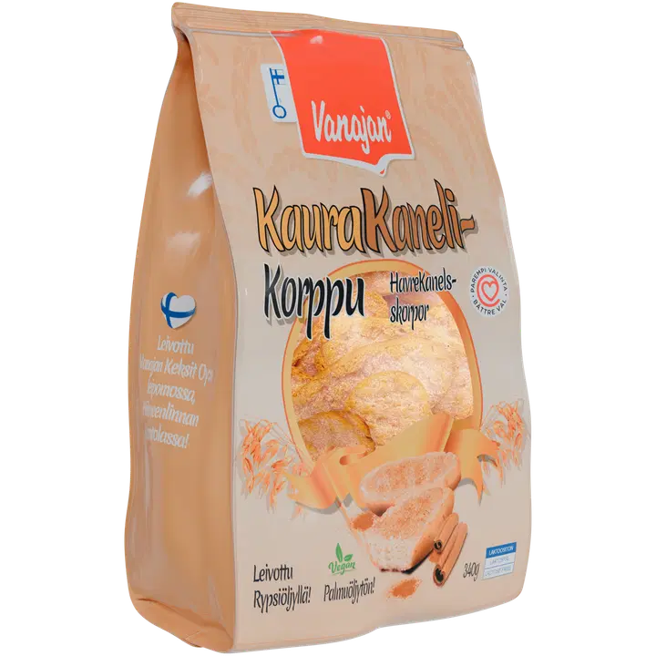 Vanajan laktoosivabad kaera-kaneelikuivikud, 340 g