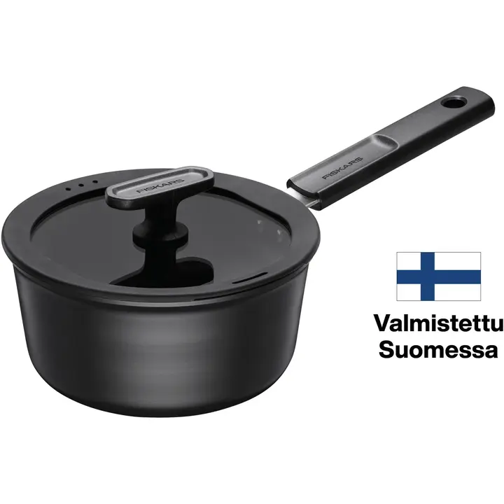 Kastrul Fiskars Hard Face 1,8 l kaanega
