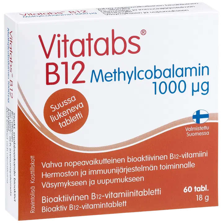 Vitatabs B12 vitamiin 1000 MCG 60tk