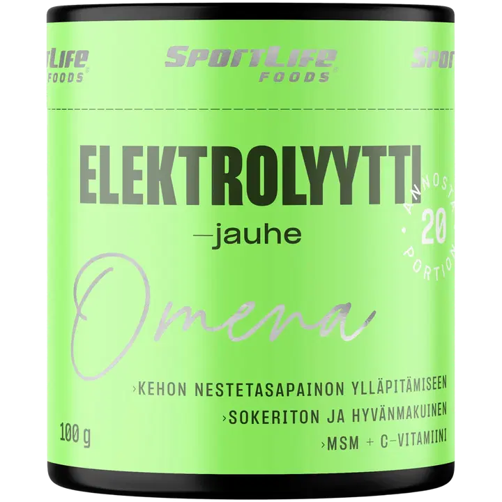 SPORTLIFE õuna elektrolüütide pulber 100g
