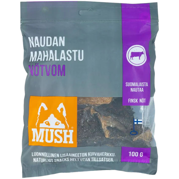 Mush koeramaius kuivatatud loomaliha 100g