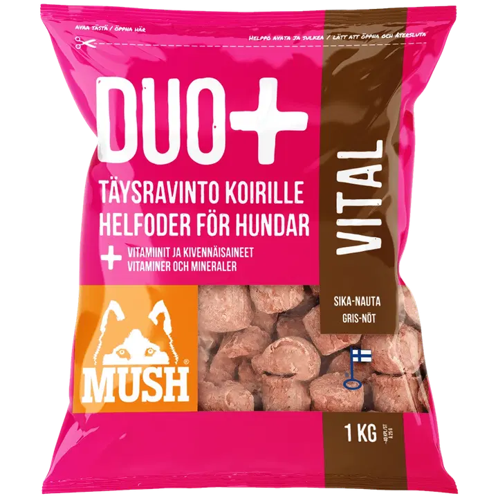 Mush Duo Siga-Veis lemmikloomadele 1KG