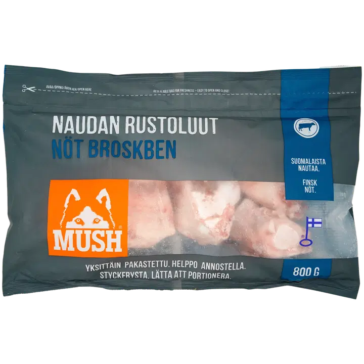 Mush Duo külmutatud veise kõhr koerale 800g