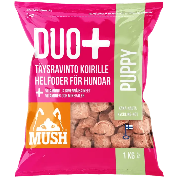 Mush duo+ kutsikale kana-sealiha 1kg