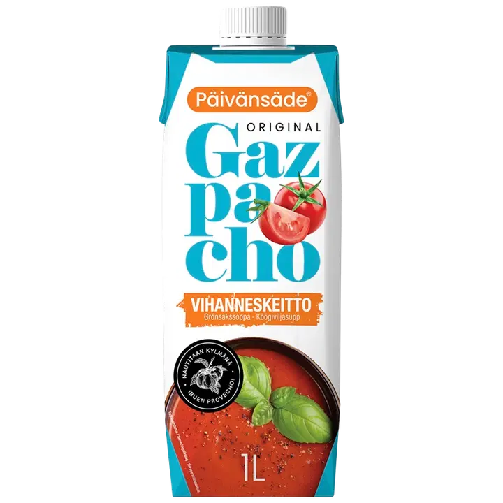 Päivänsäde gazpacho köögiviljasupp 1 l