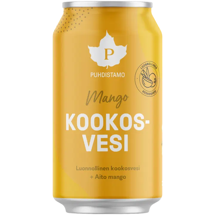 Puhdistamo Kookosvesi mango, 0,31 l