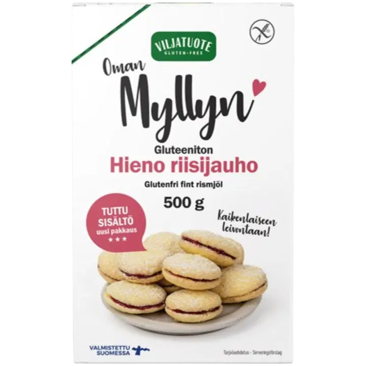 Virtasalmen gluteenivaba riisijahu 500 g