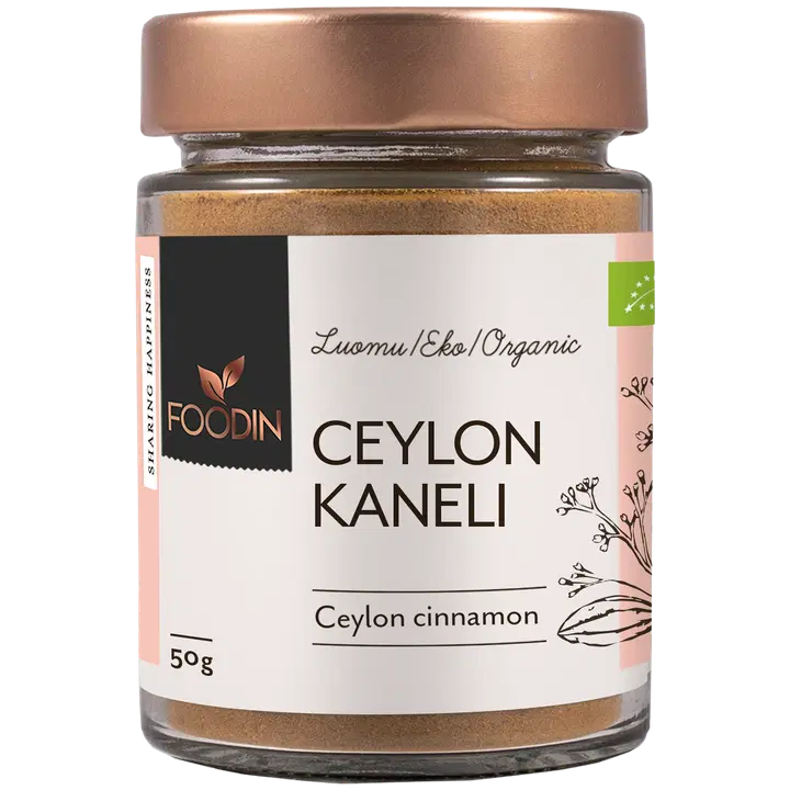 Foodin ceylon kaneel 50g öko