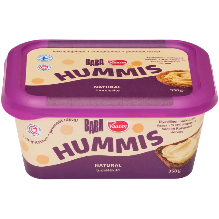 Baba hummis naturaalne rasvasegu, 350 g