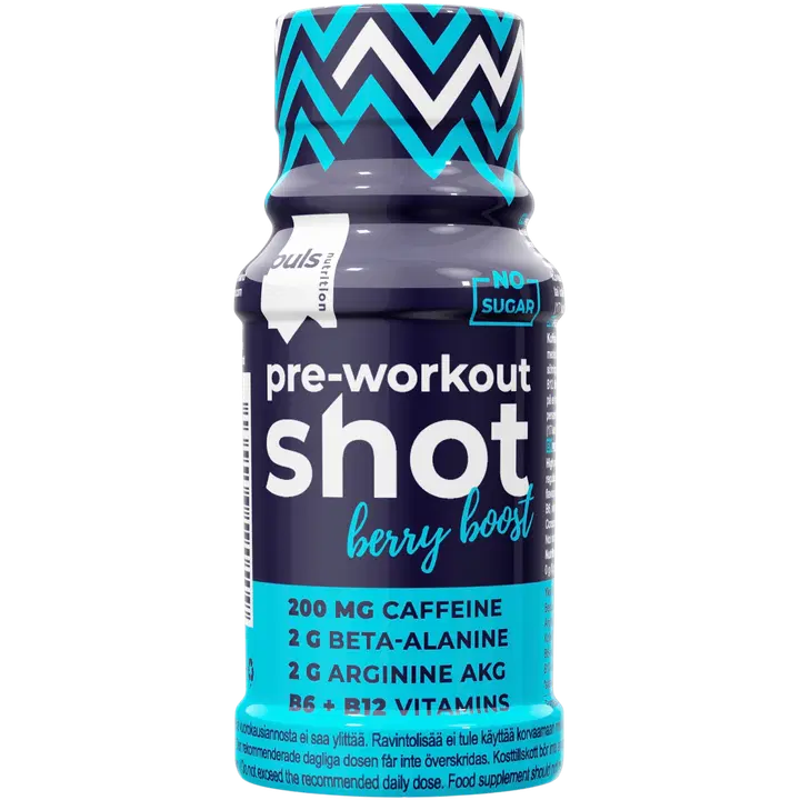 Treeningueelne shot marja, 60 ml
