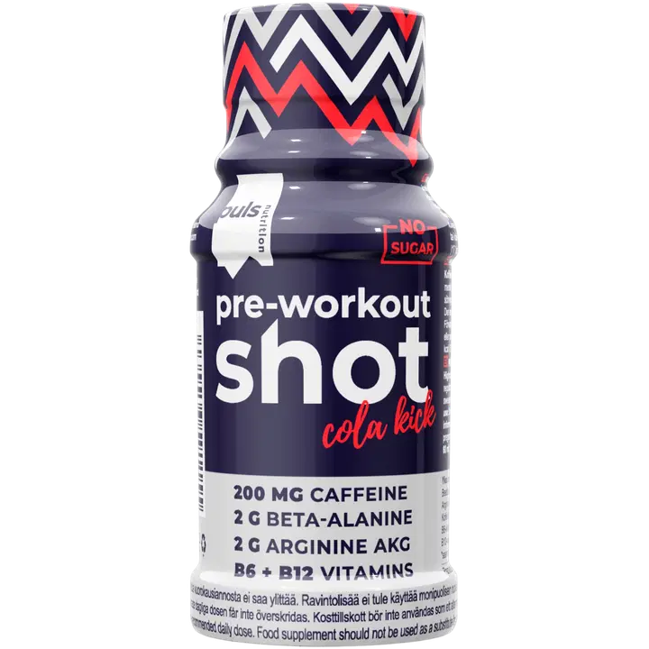Treeningueelne shot koola 60 ml