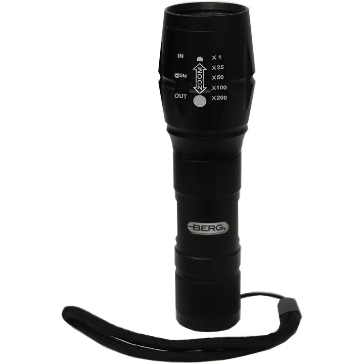 Berg taskulamp 5W 300Lm, must