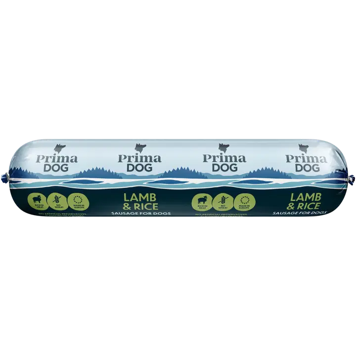 Prima Dog koeravorst lambaliha ja riisiga 800g