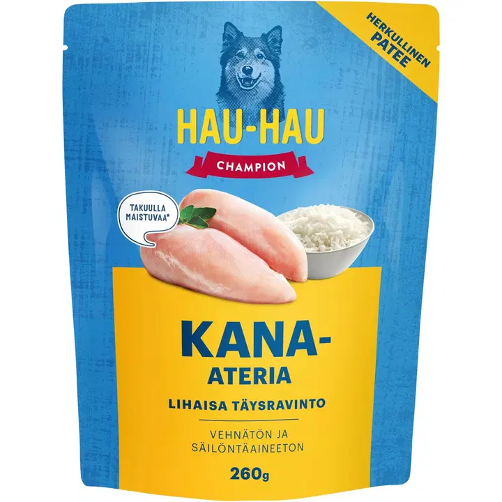 Hau-Hau koeratoit kanaga 260g