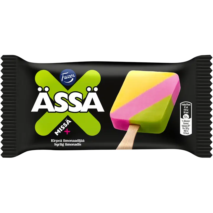 Fazer Ässä Missä X limonaadijää 90 g/87 ml