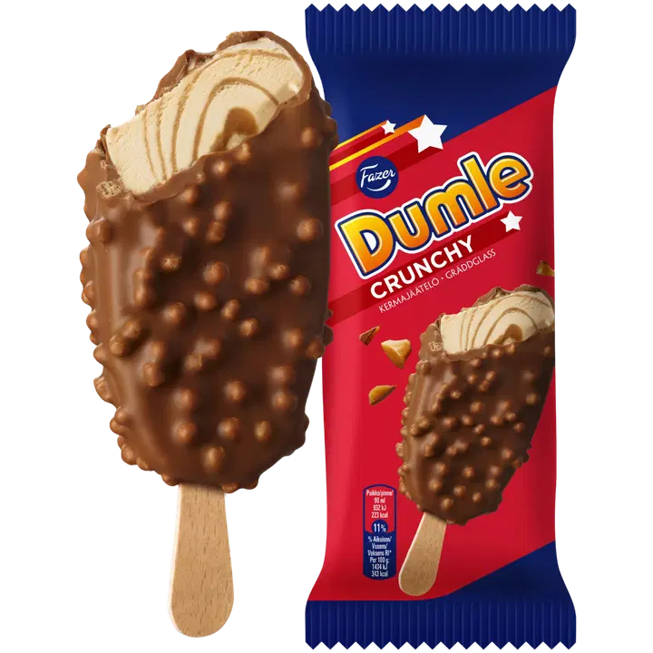 Fazer Dumle pulgajäätis 65 g/90 ml