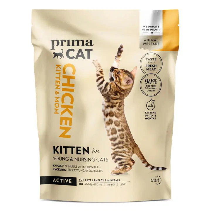 PrimaCat täissööt toakassidele kanalihaga, 400 g