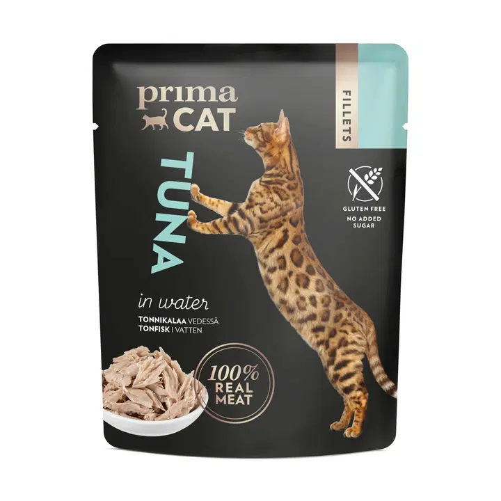 Prima Cat täissööt kassidele tuunikalaga, 50g